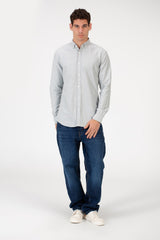 Men's Basic Slim Fit Long Sleeve Shirt