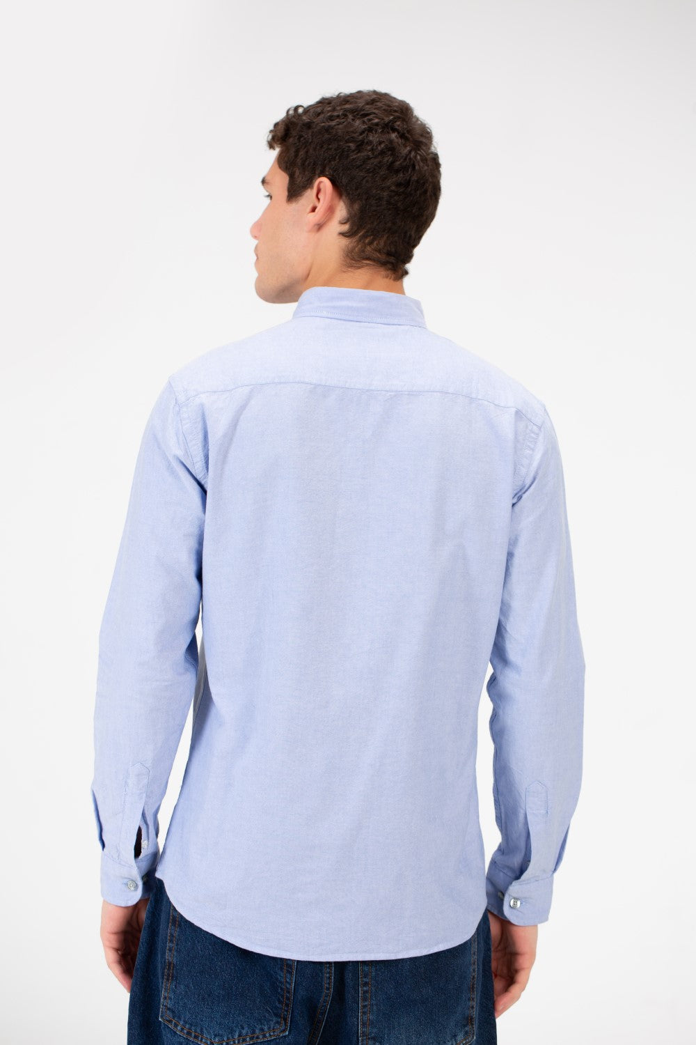 Men's Basic Slim Fit Long Sleeve Shirt