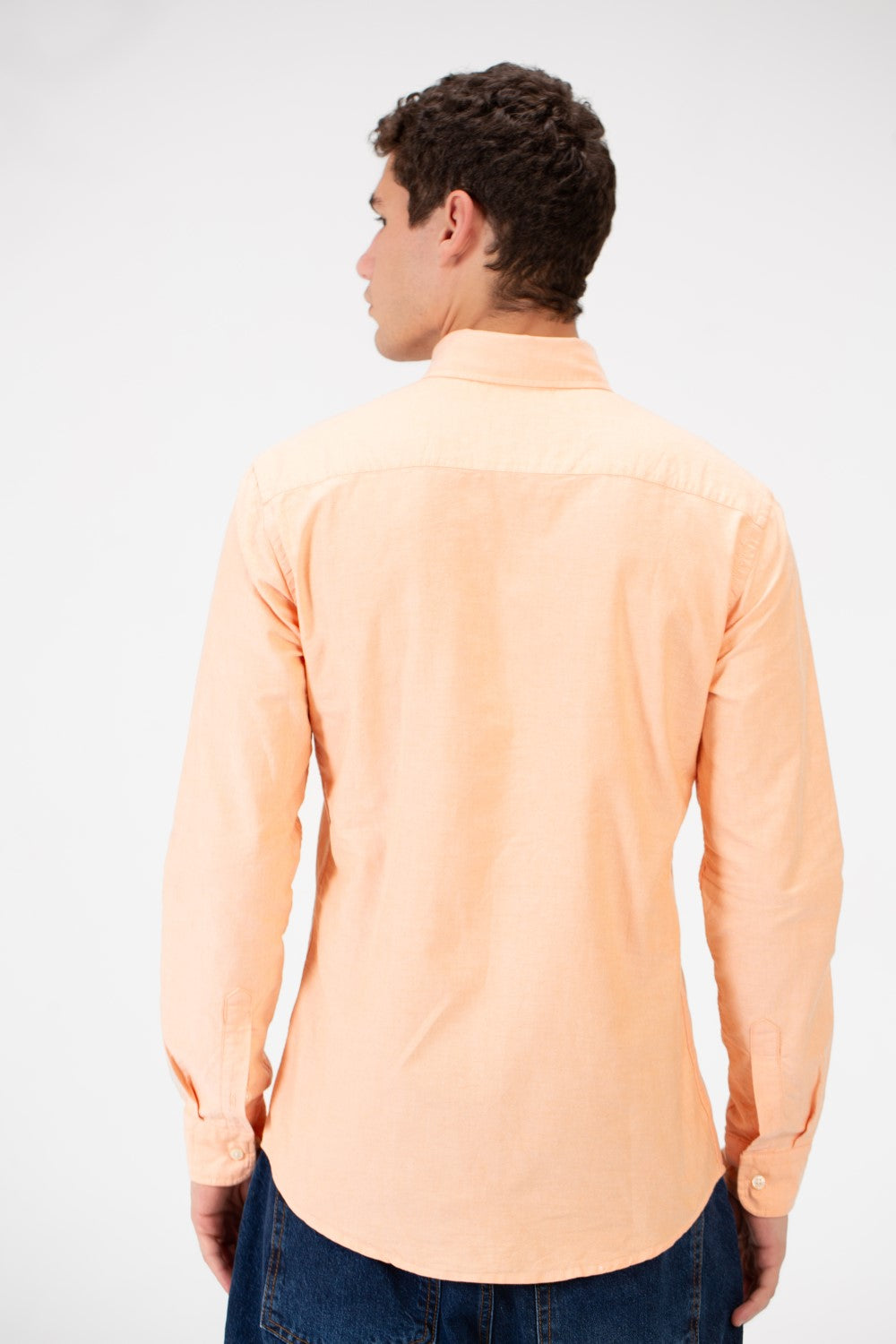 Men's Basic Slim Fit Long Sleeve Shirt