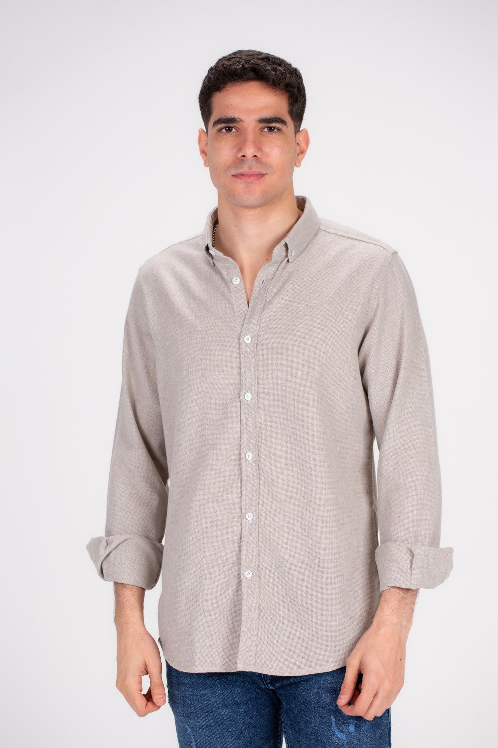 Men's Classic Long Sleeves Regular Fit Made Of Comfort Cotton Shirt Perfect For Casual Days Or A Night Out With Friends
