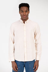 Men's Basic Slim Fit Poplin Long Sleeve Shirt