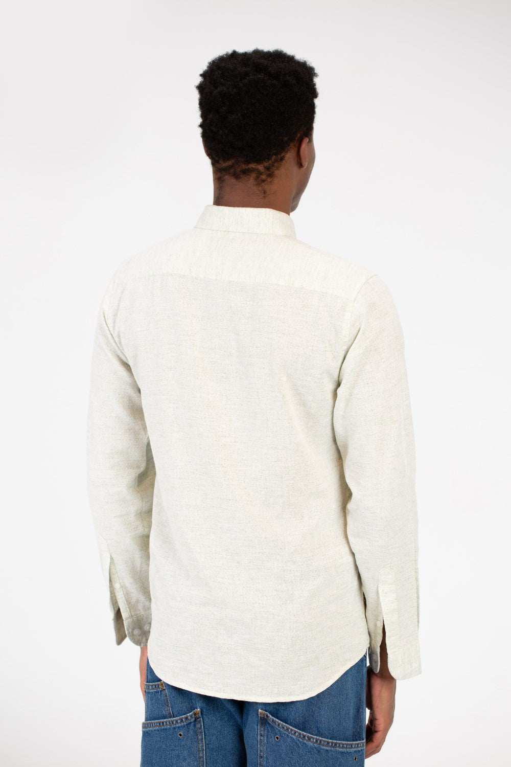 Men's Basic Slim Fit Poplin Long Sleeve Shirt