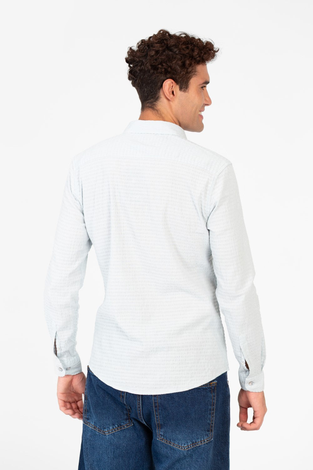 Men's Basic Slim Fit Jakar Shirt