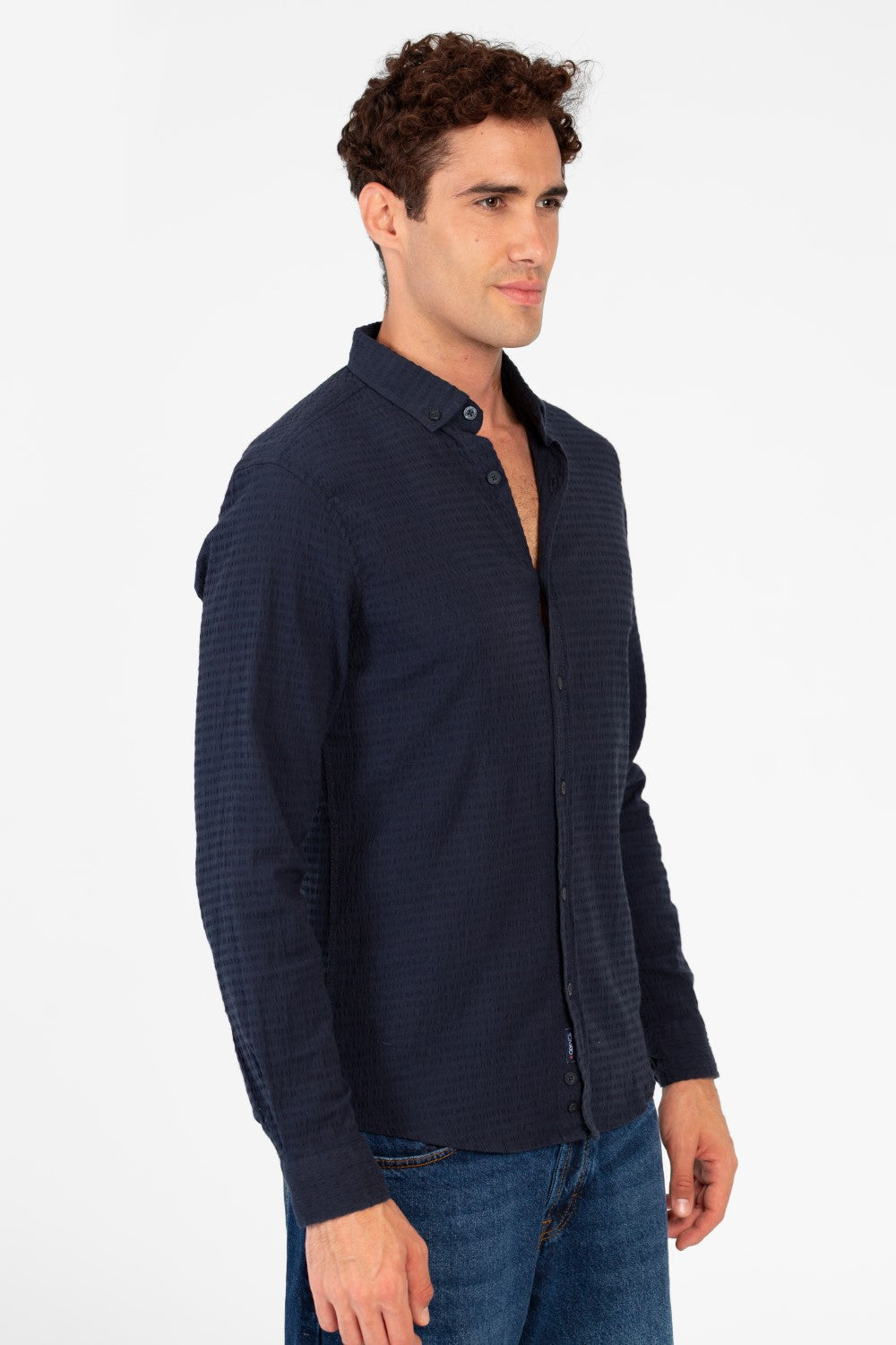 Men's Basic Slim Fit Jakar Shirt