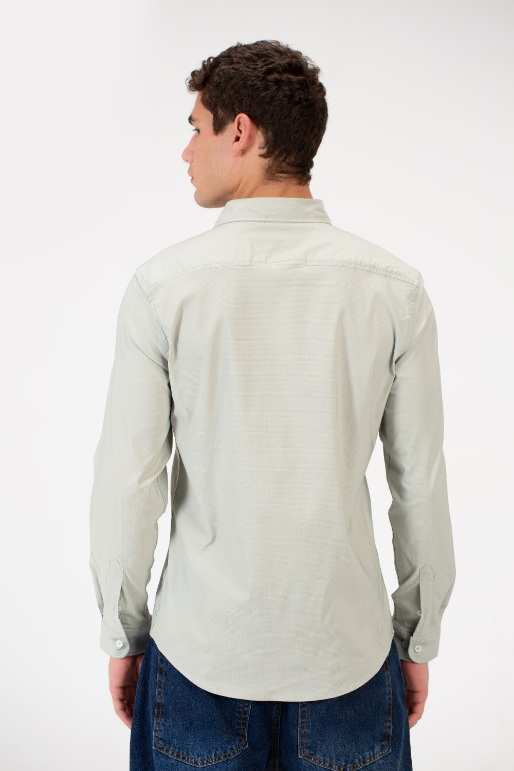 Men's Basic Plain Slim Fit Shirt In Comfortable Material