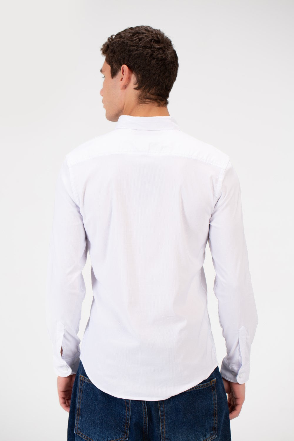 Men's Basic Plain Slim Fit Shirt In Comfortable Material