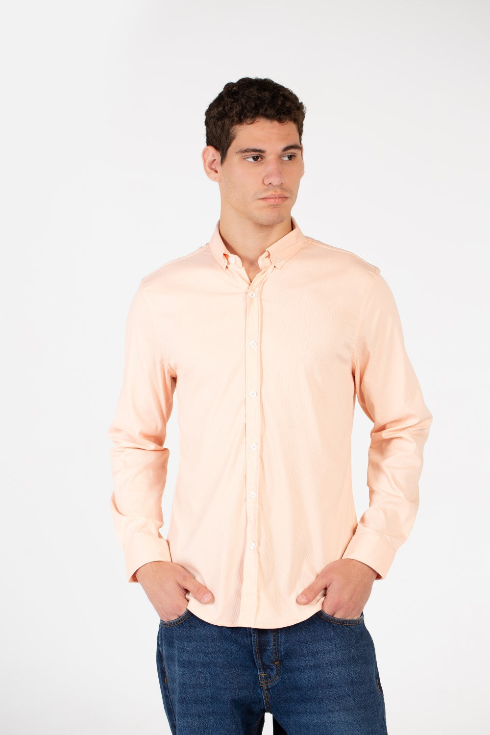 Men's Basic Slim Fit Modern Shirt
