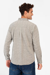 Men's Basic Regular Fit Long Sleeve Shirt