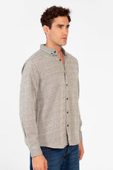 Men's Basic Regular Fit Long Sleeve Shirt