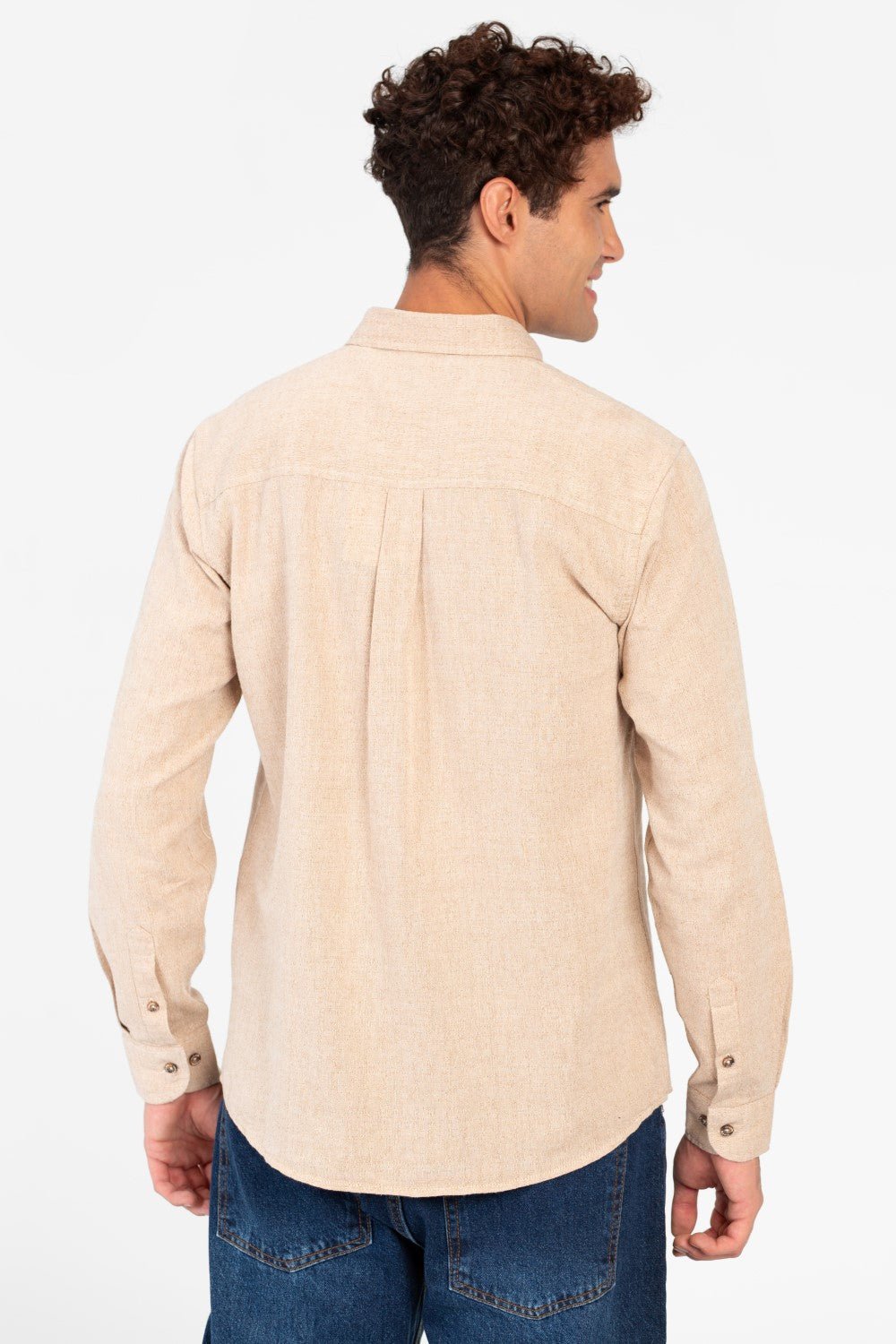 Men's Basic Regular Fit Long Sleeve Shirt