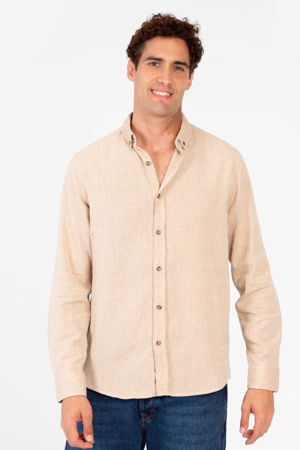 Men's Basic Regular Fit Long Sleeve Shirt