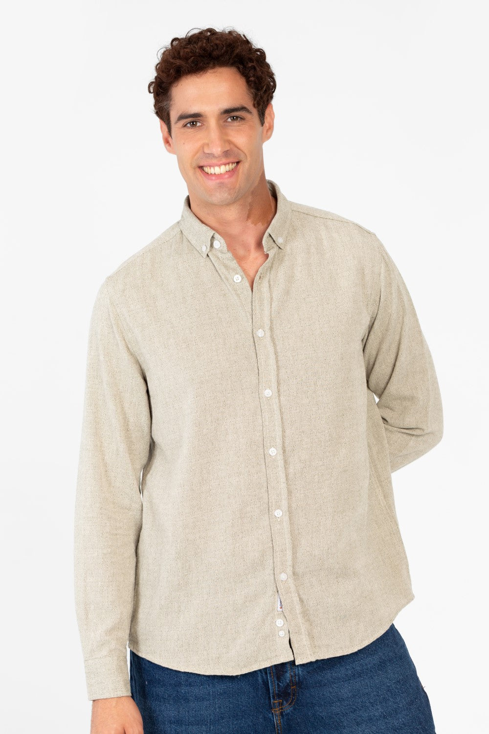 Men's Basic Regular Fit Long Sleeve Shirt