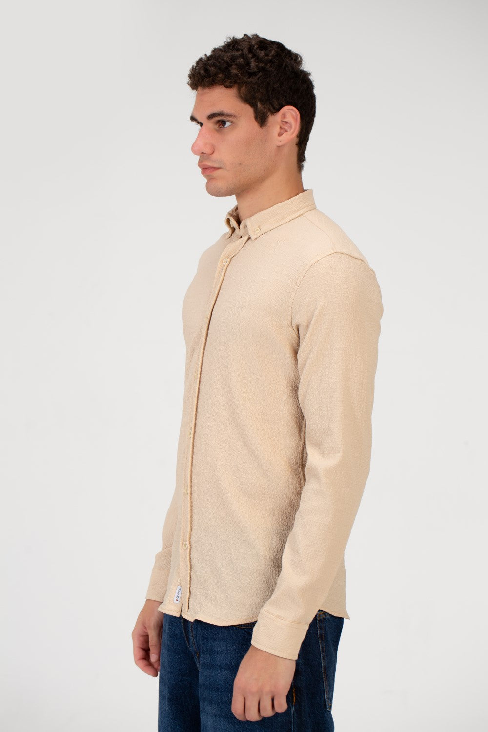 Men's Slim Fit Long Sleeve Basic Shirt