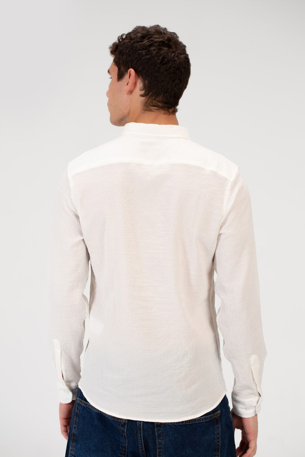 Men's Slim Fit Long Sleeve Basic Shirt