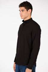 Men's Slim Fit Basic Long Sleeve Shirt