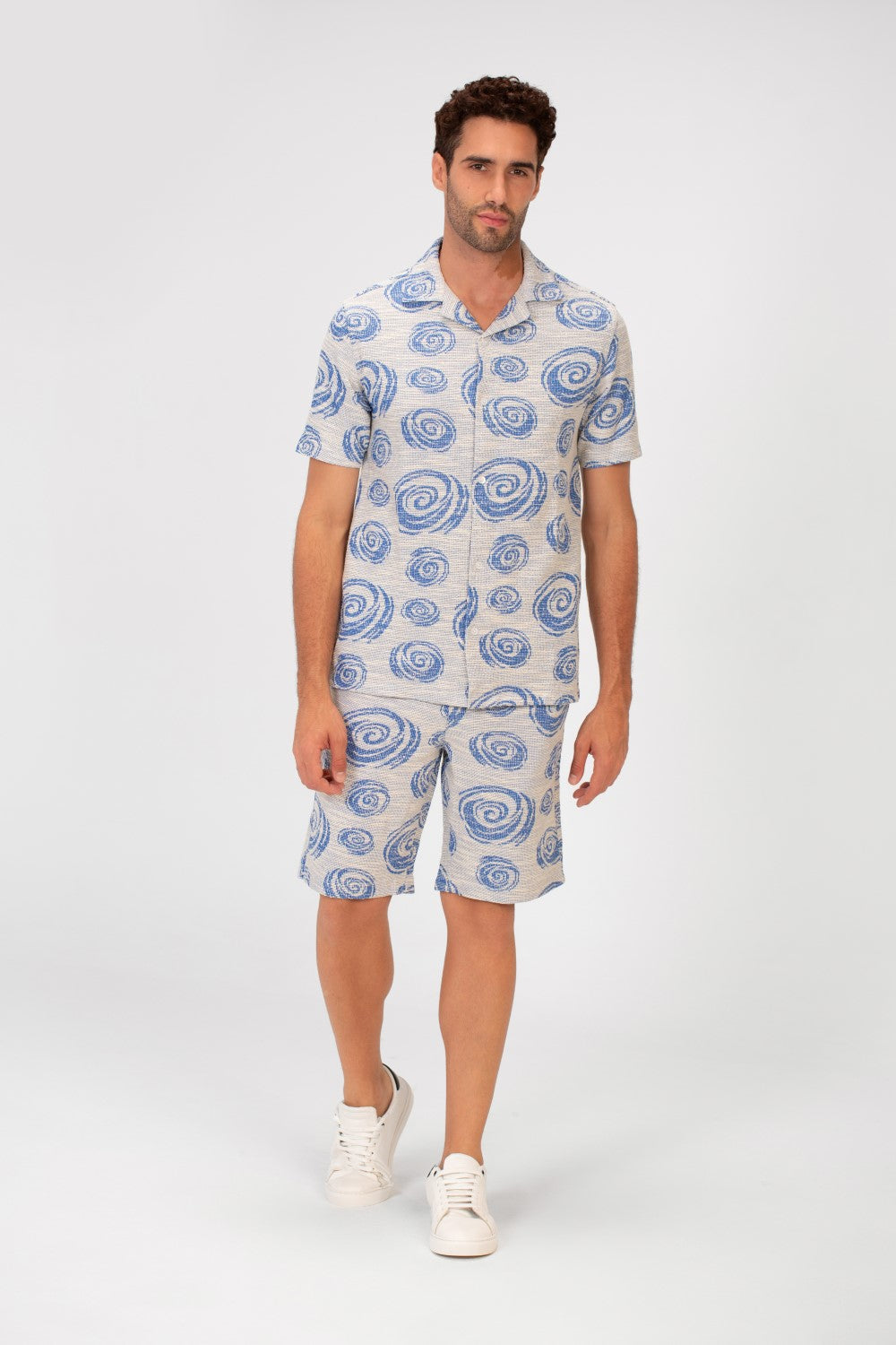 Men's Mesh Outfit Full Button