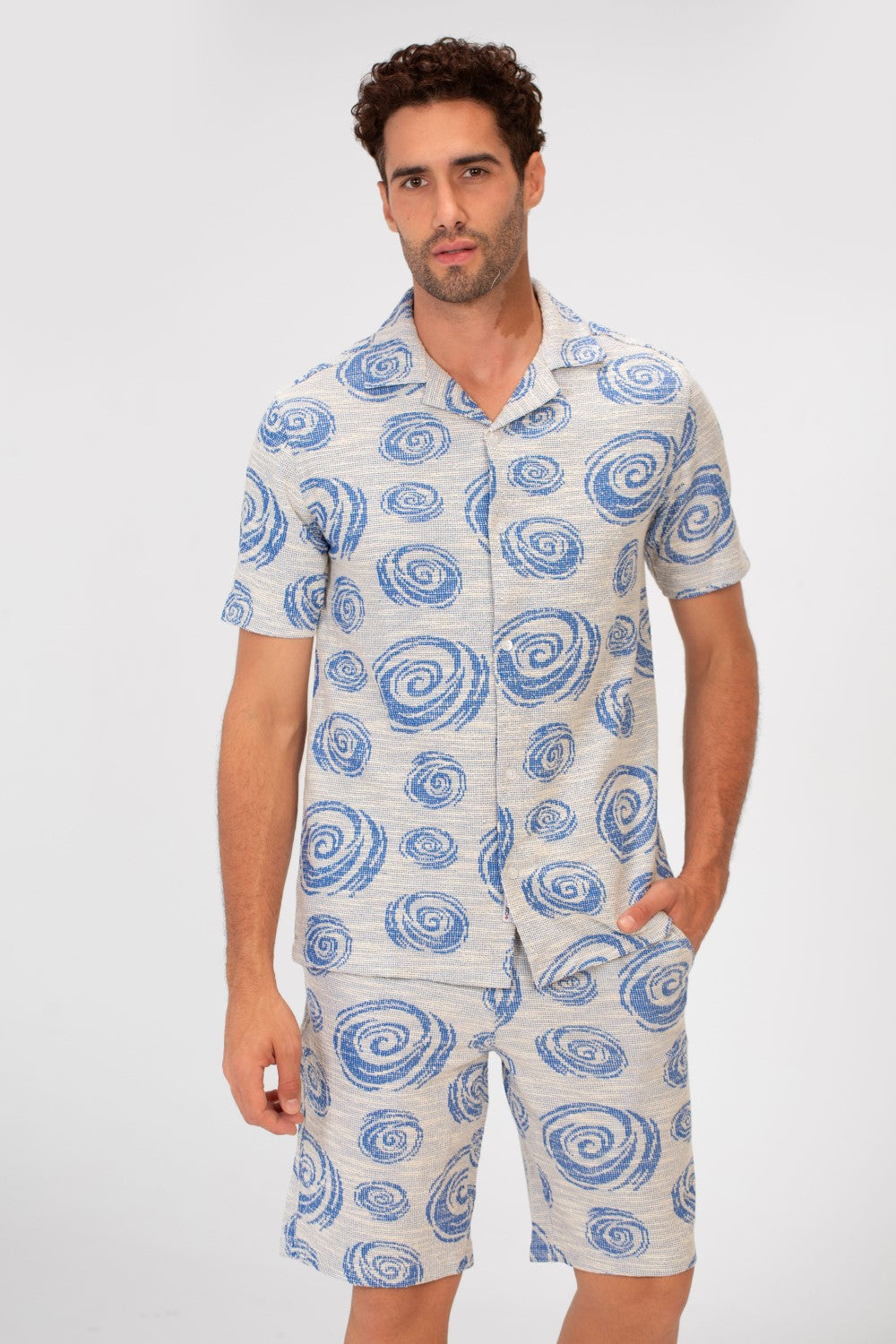 Men's Mesh Outfit Full Button