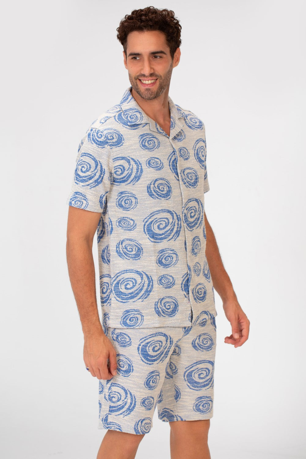 Men's Mesh Outfit Full Button