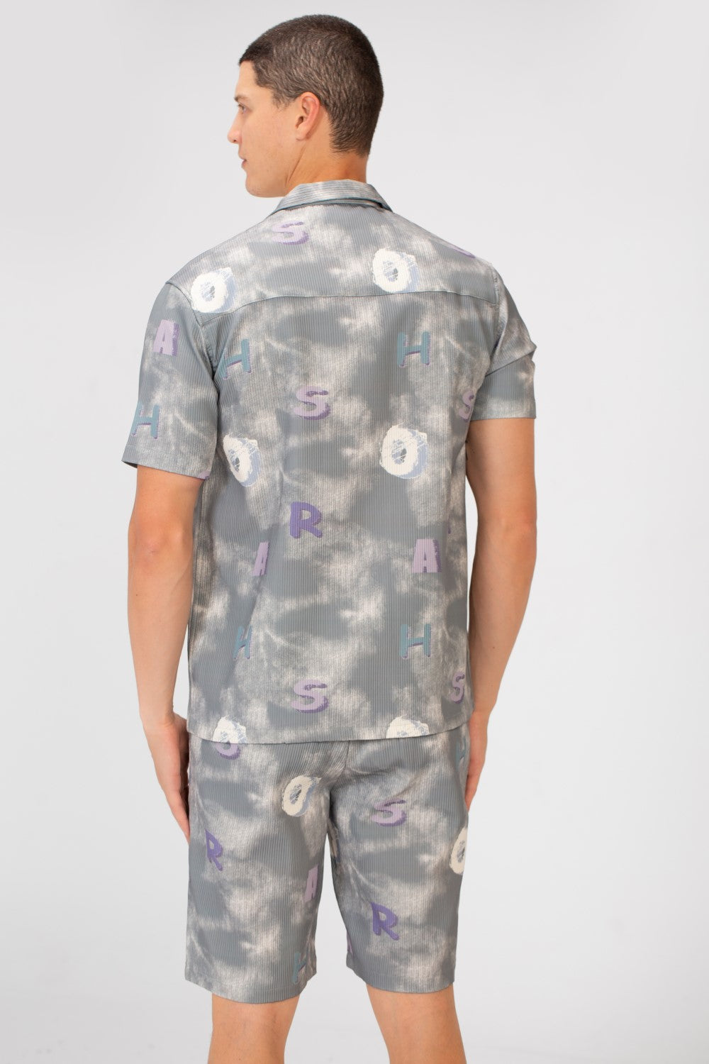 Men's Slim Fit Outfit With Letter Print In Summer High Quality