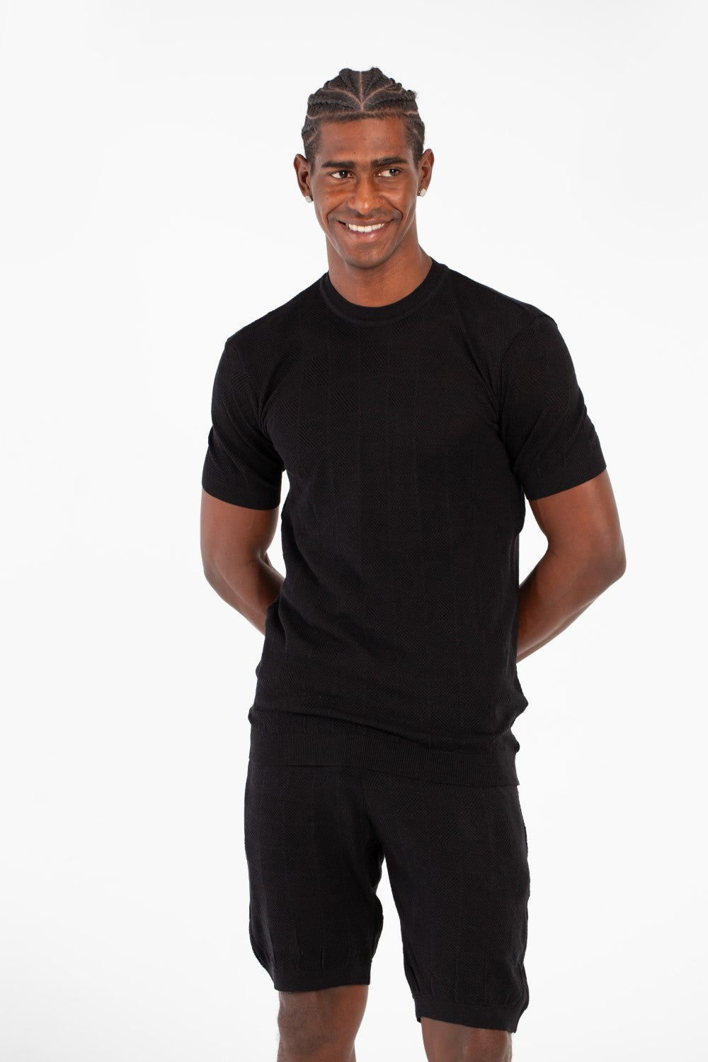Men's Slim Fit Mesh 2 Piece Outfit Set