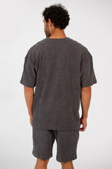 Men's Summer Comfortable Daily Outfit Set Round Neck