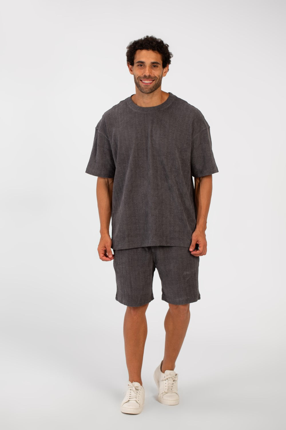 Men's Summer Comfortable Daily Outfit Set Round Neck