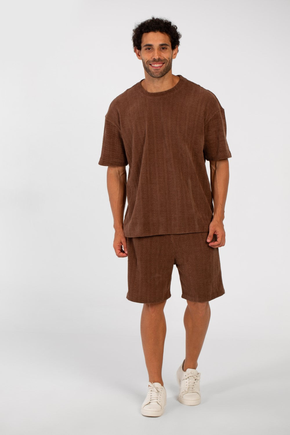 Men's Summer Comfortable Daily Outfit Set Round Neck