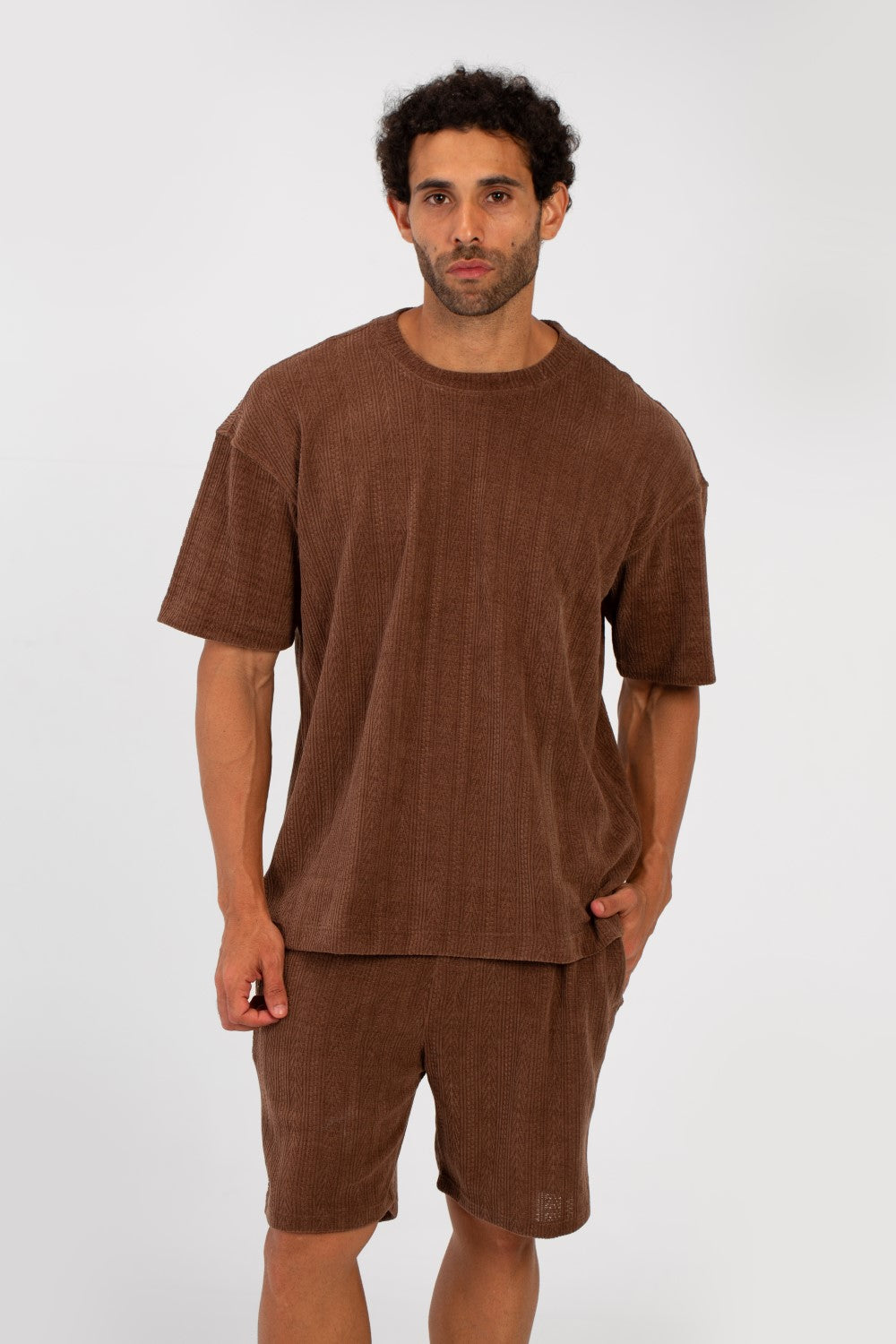 Men's Summer Comfortable Daily Outfit Set Round Neck