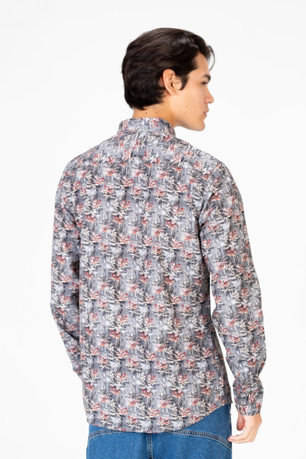Men's Slim Fit Jakar Long Sleeve Shirt