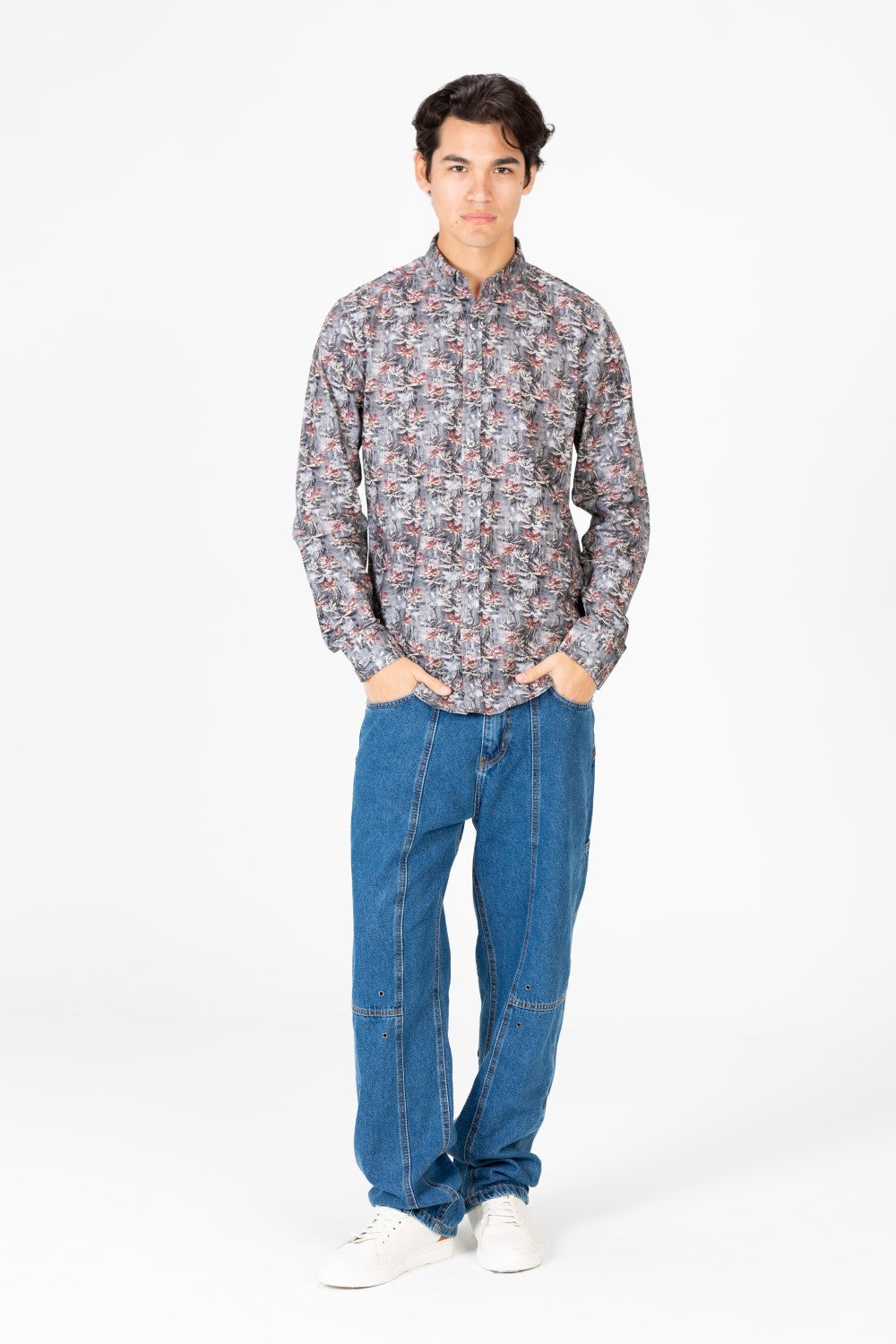 Men's Slim Fit Jakar Long Sleeve Shirt