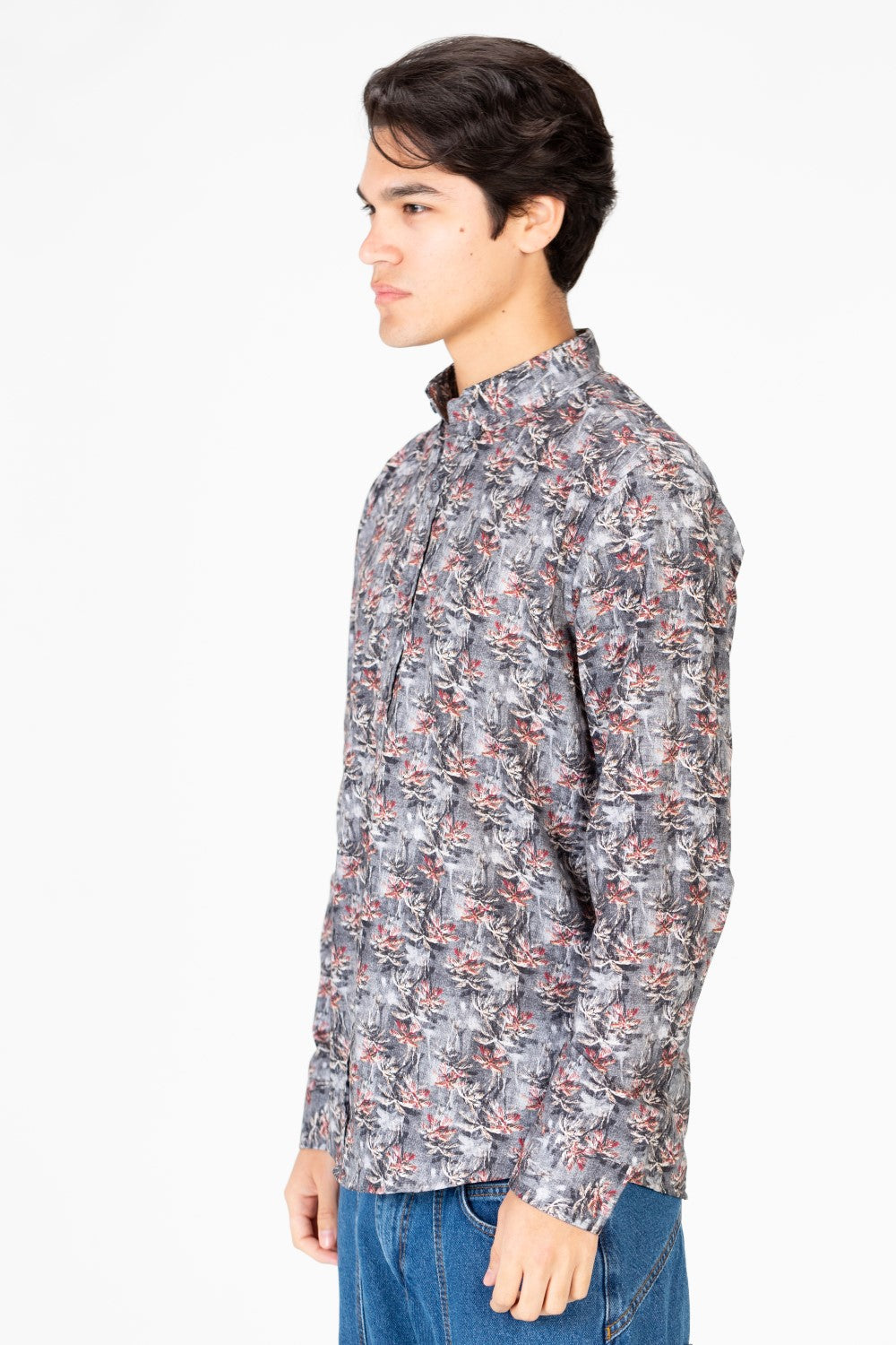 Men's Slim Fit Jakar Long Sleeve Shirt