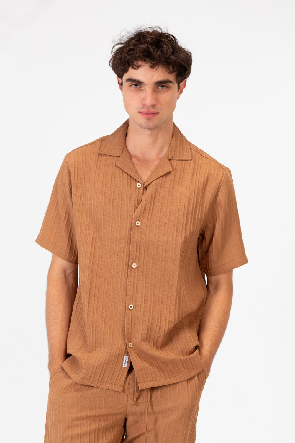 طقم رجالي من الكتان سليم فيت قابل للتنفس