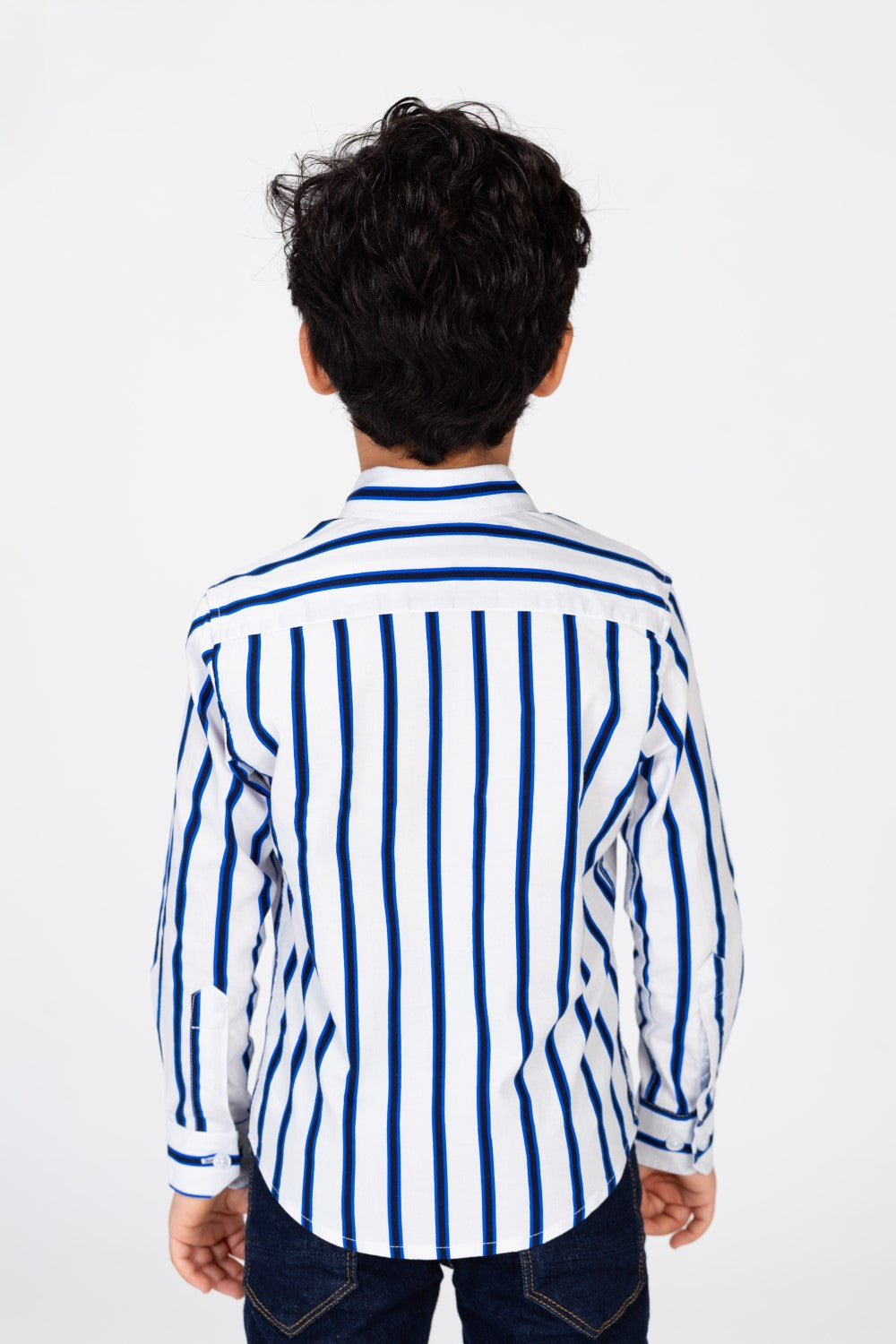 Boys Small Striped Colorful Shirt