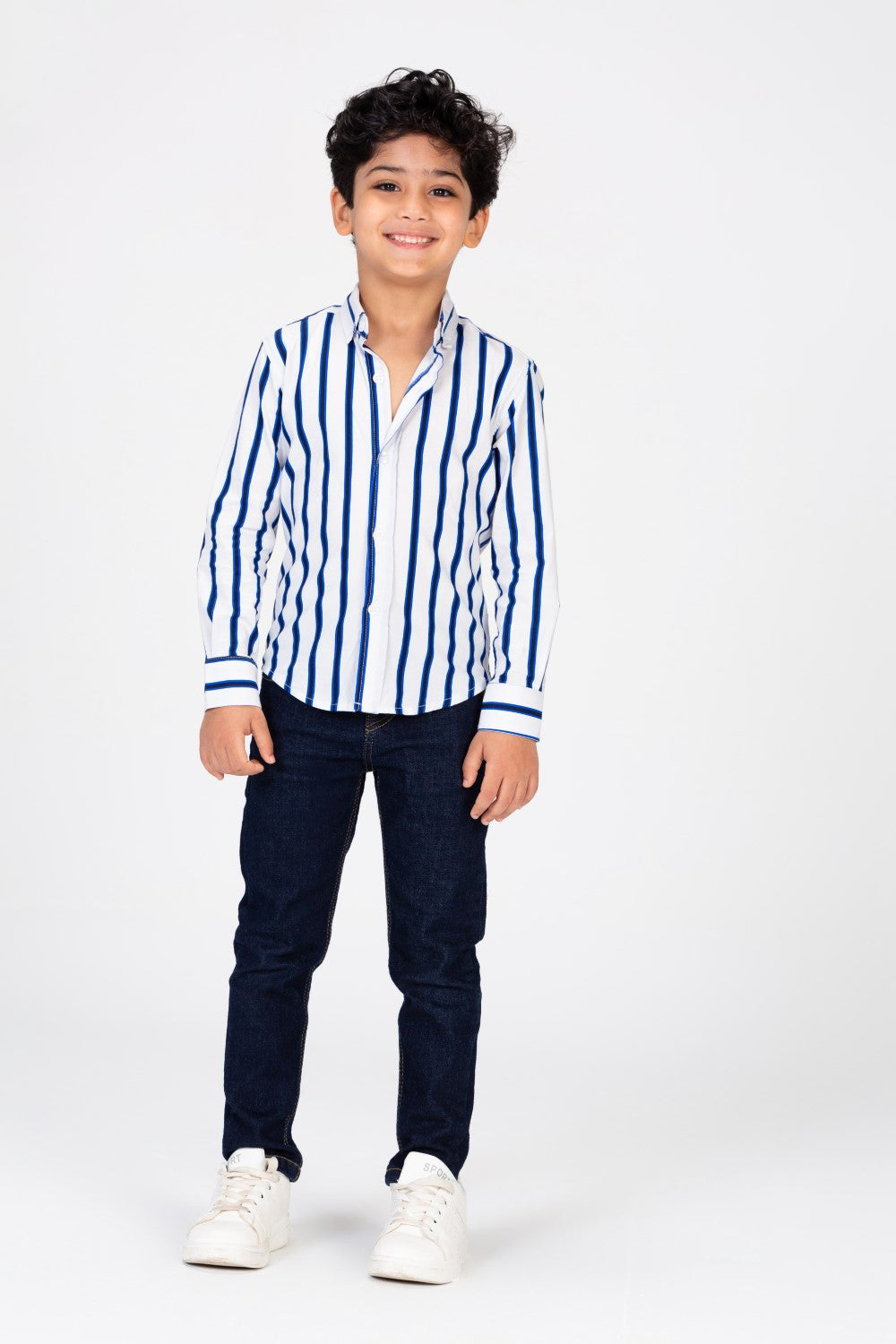 Boys Small Striped Colorful Shirt