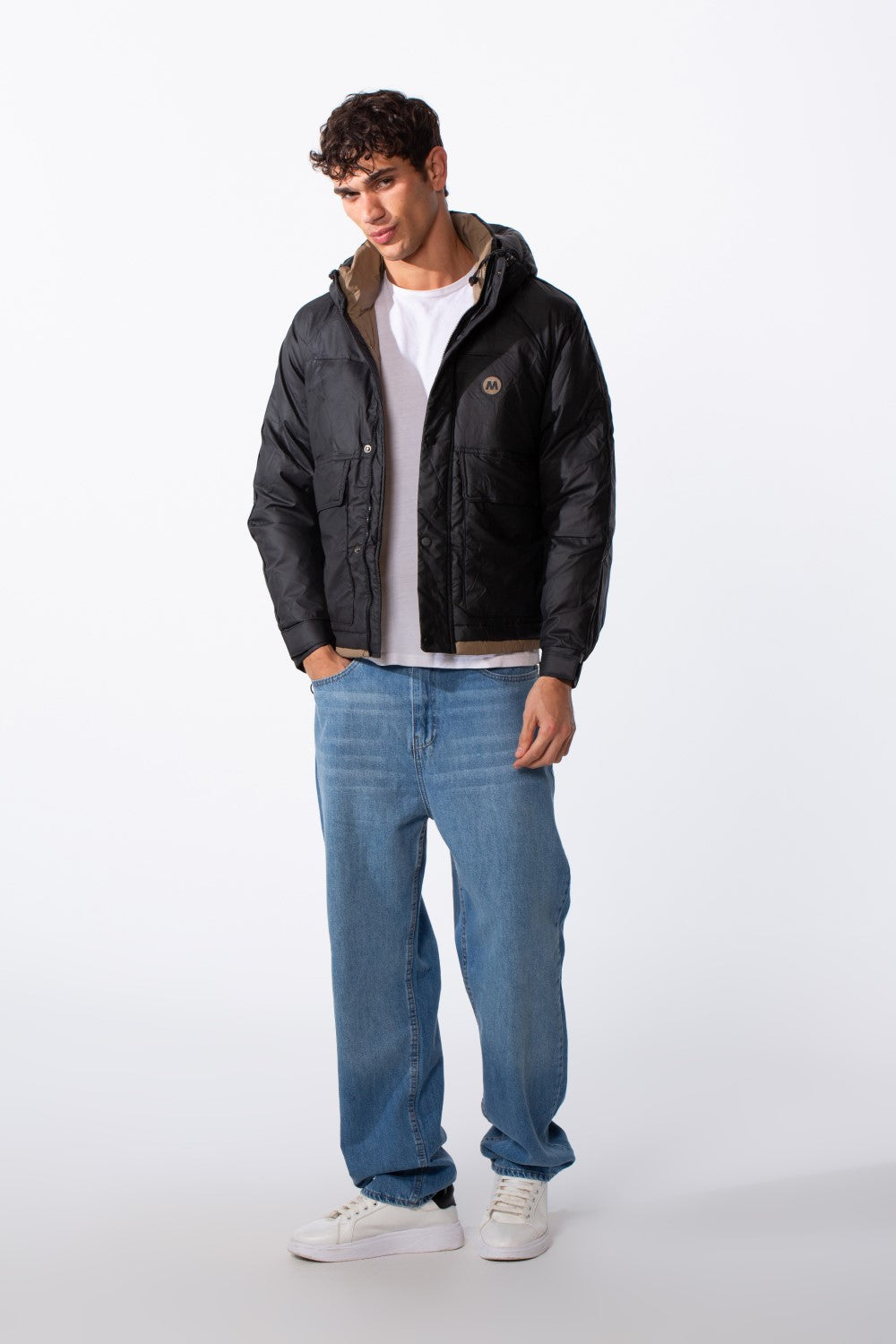 Men's Urban Hooded Waterproof Essential Long Sleeve Jacket