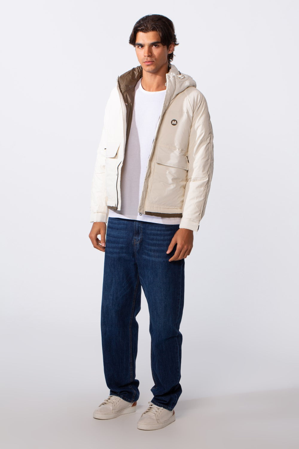 Men's Urban Hooded Waterproof Essential Long Sleeve Jacket