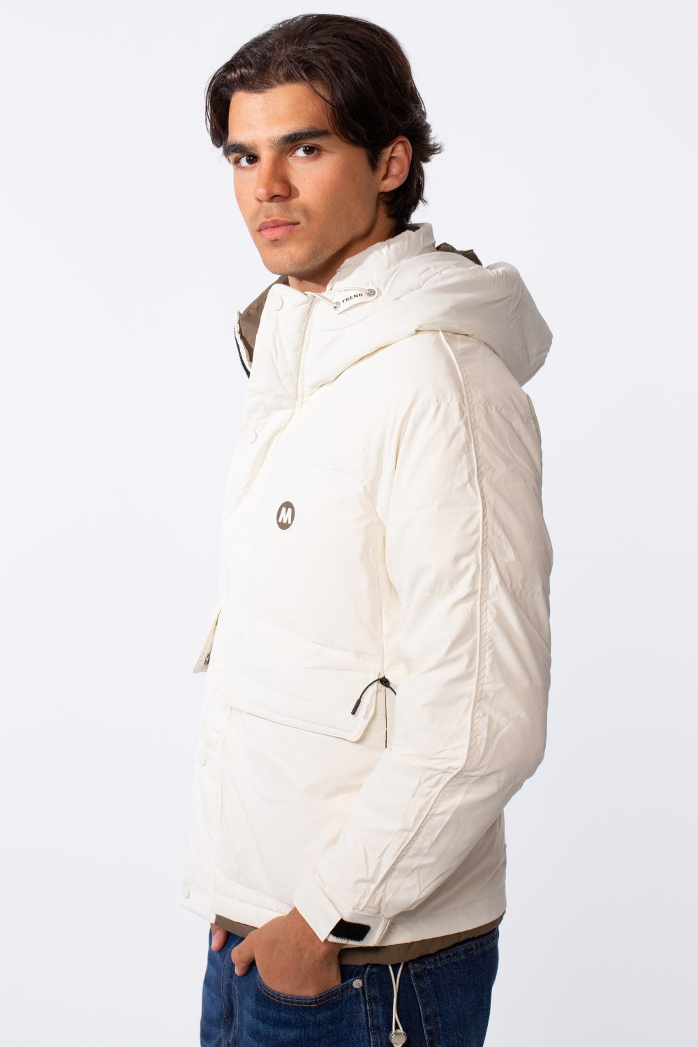 Men's Urban Hooded Waterproof Essential Long Sleeve Jacket