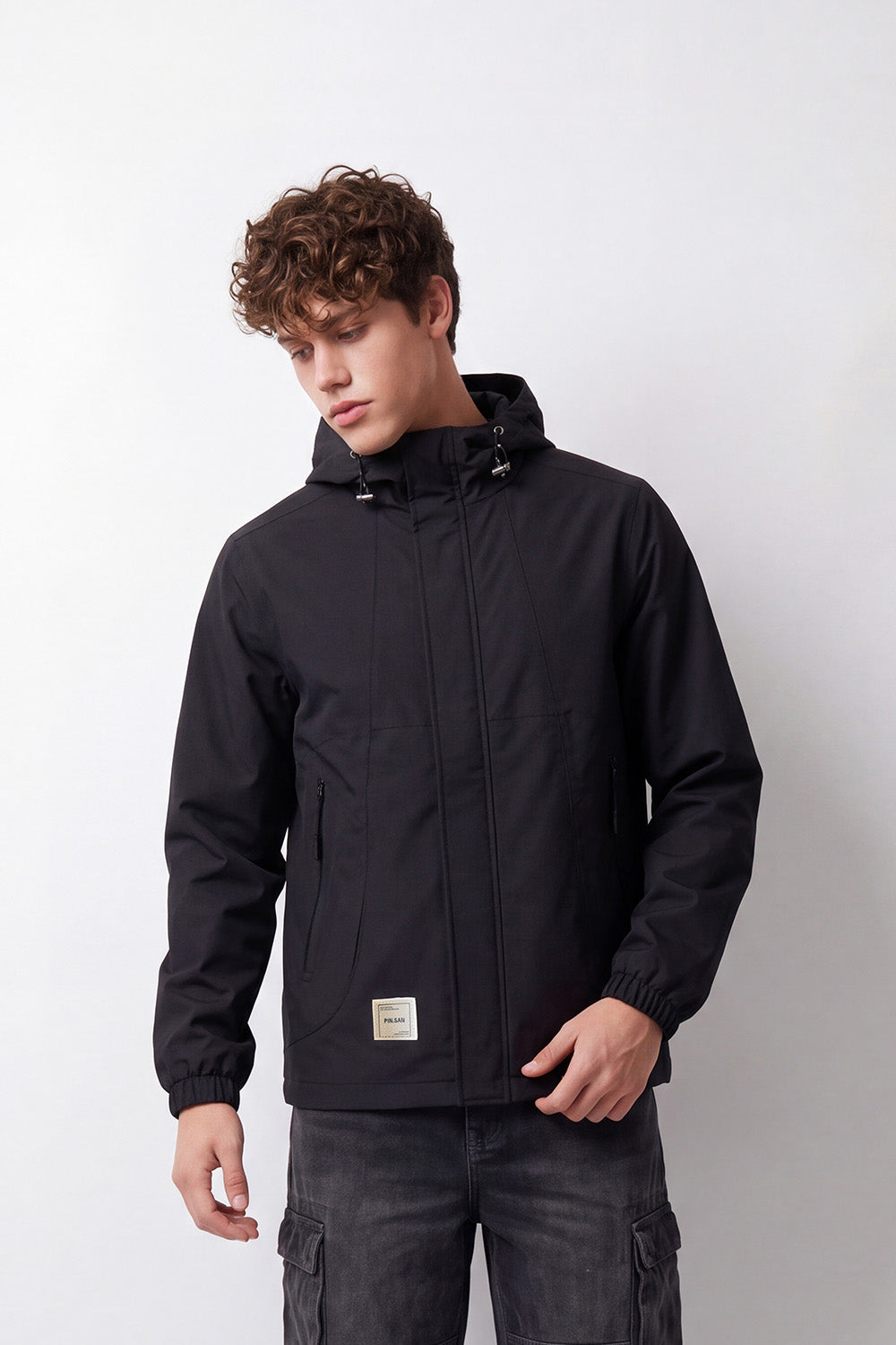 Men's Tomato Store Waterproof Jacket Slim Fit Hooded Design