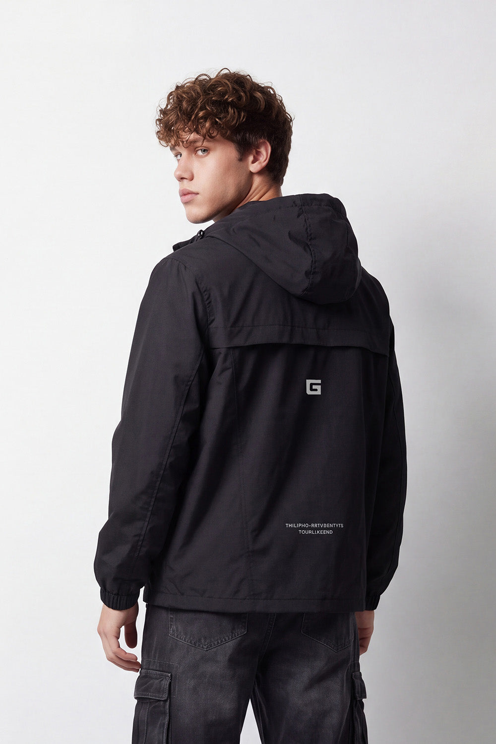 Men's Tomato Store Waterproof Jacket Slim Fit Hooded Design