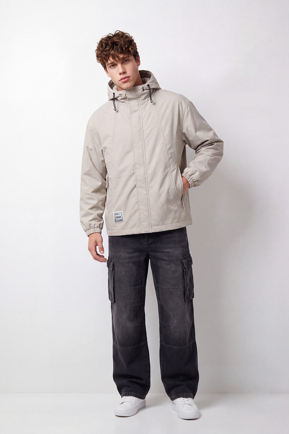 Men's Tomato Store Waterproof Jacket Slim Fit Hooded Design