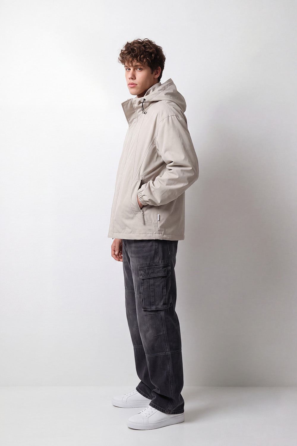 Men's Tomato Store Waterproof Jacket Slim Fit Hooded Design