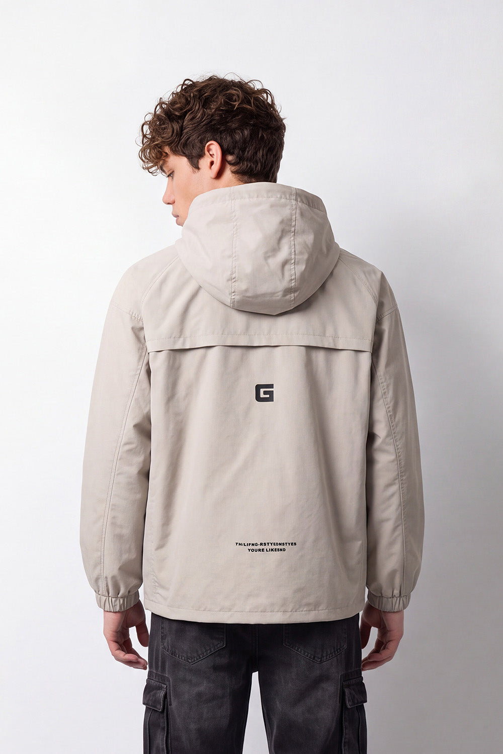 Men's Tomato Store Waterproof Jacket Slim Fit Hooded Design