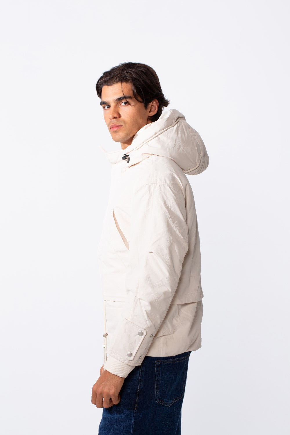 Men's Long Sleeve Front Pockets Zipper Jacket