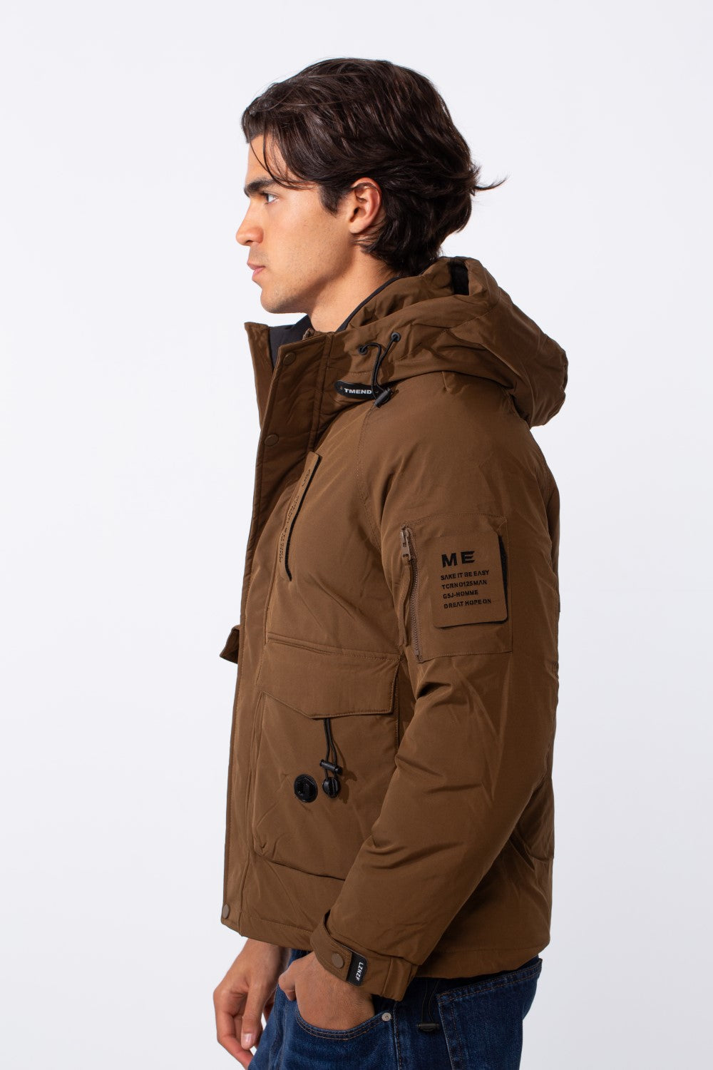 Men's Urban Hooded Waterproof Essential Jacket