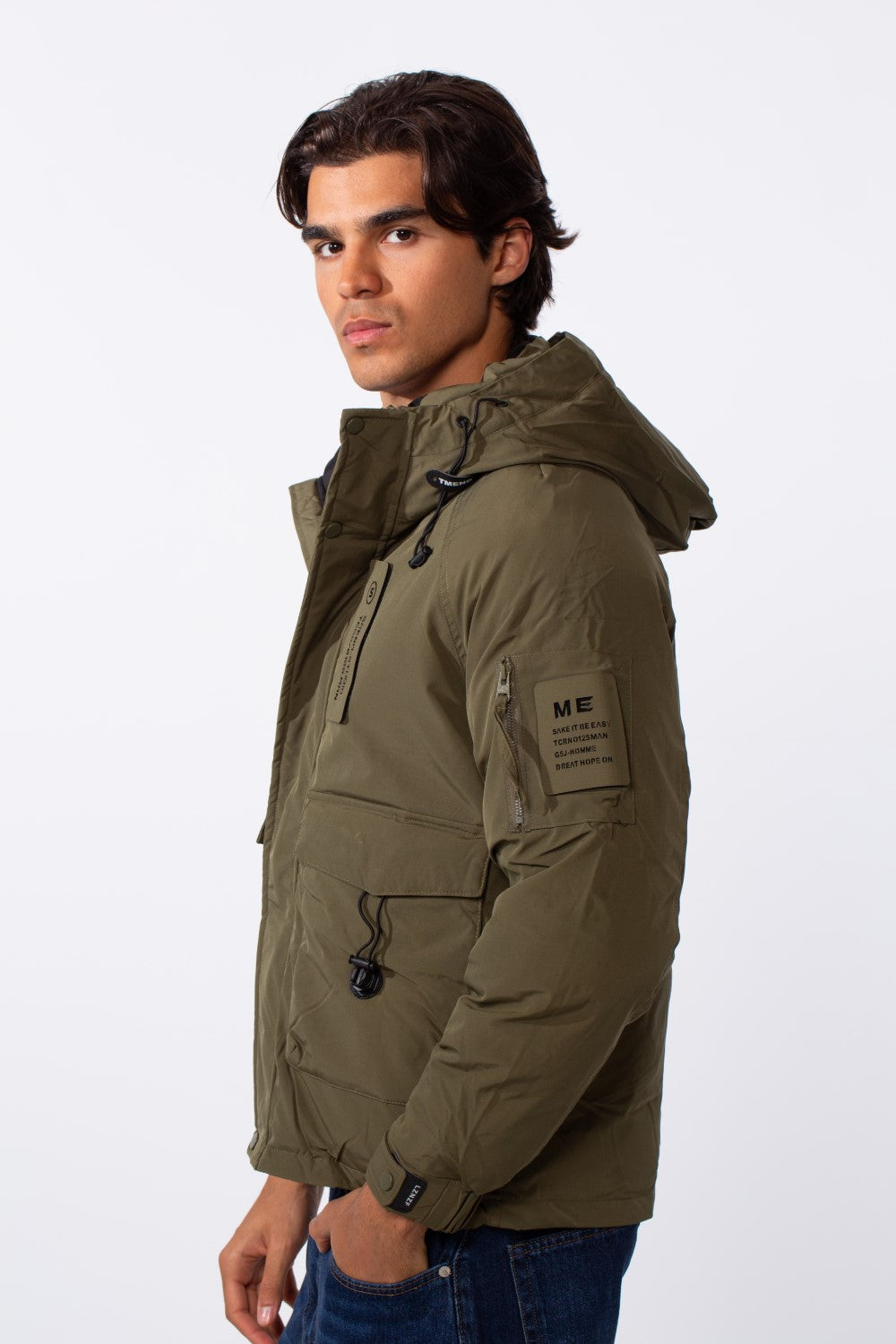 Men's Urban Hooded Waterproof Essential Jacket