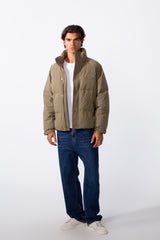 Men's Tomato Bomber Long Sleeve Zip-Up Jacket