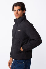 Men's Quilted Hooded Puffer Waterproof Jacket