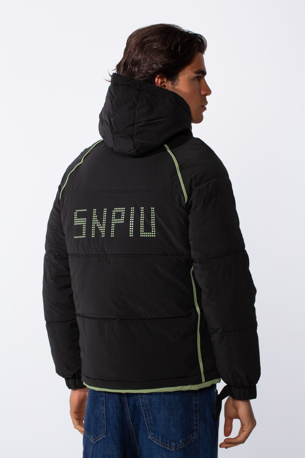 Men's Casual Hooded Waterproof Puffer Jacket