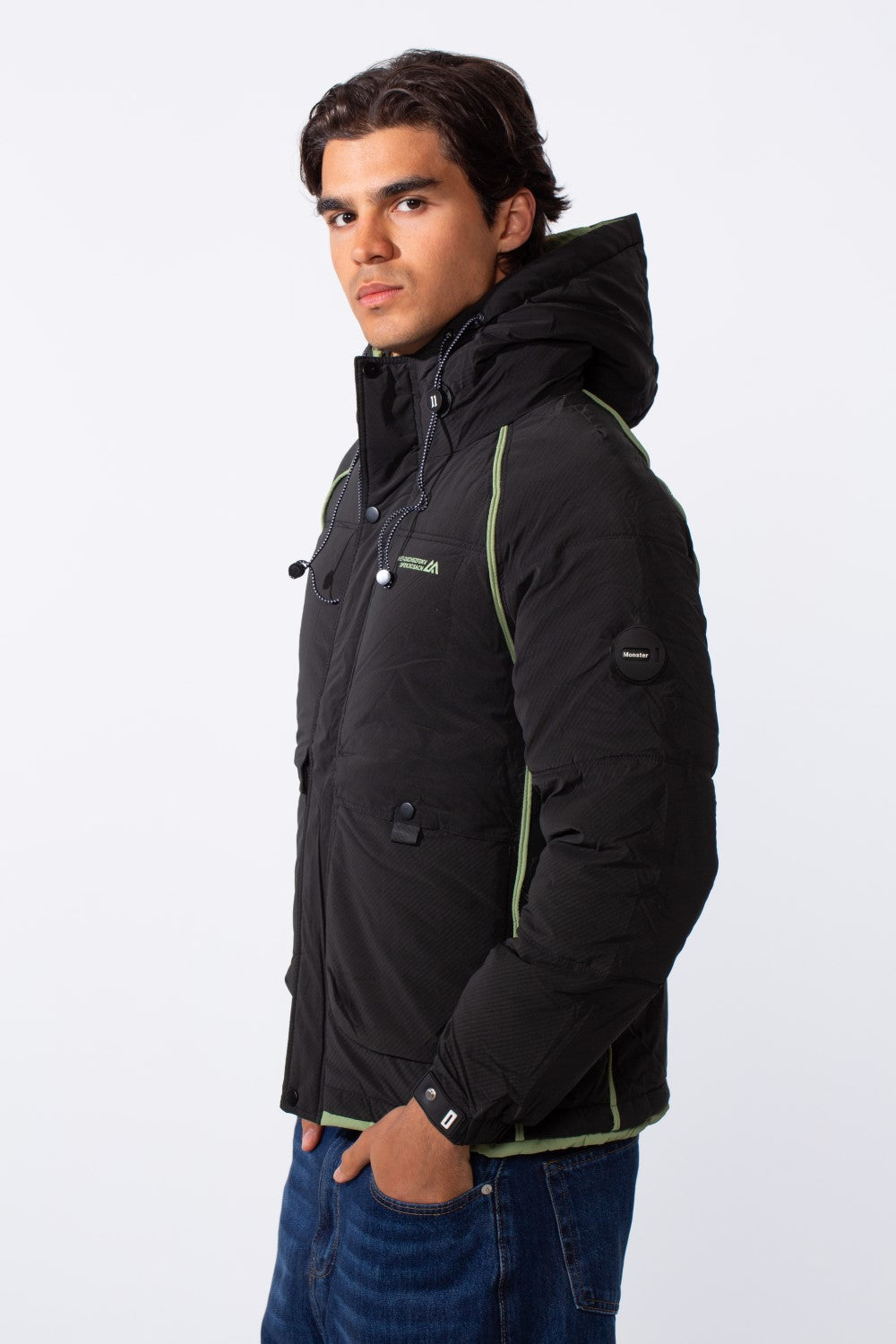 Men's Casual Hooded Waterproof Puffer Jacket