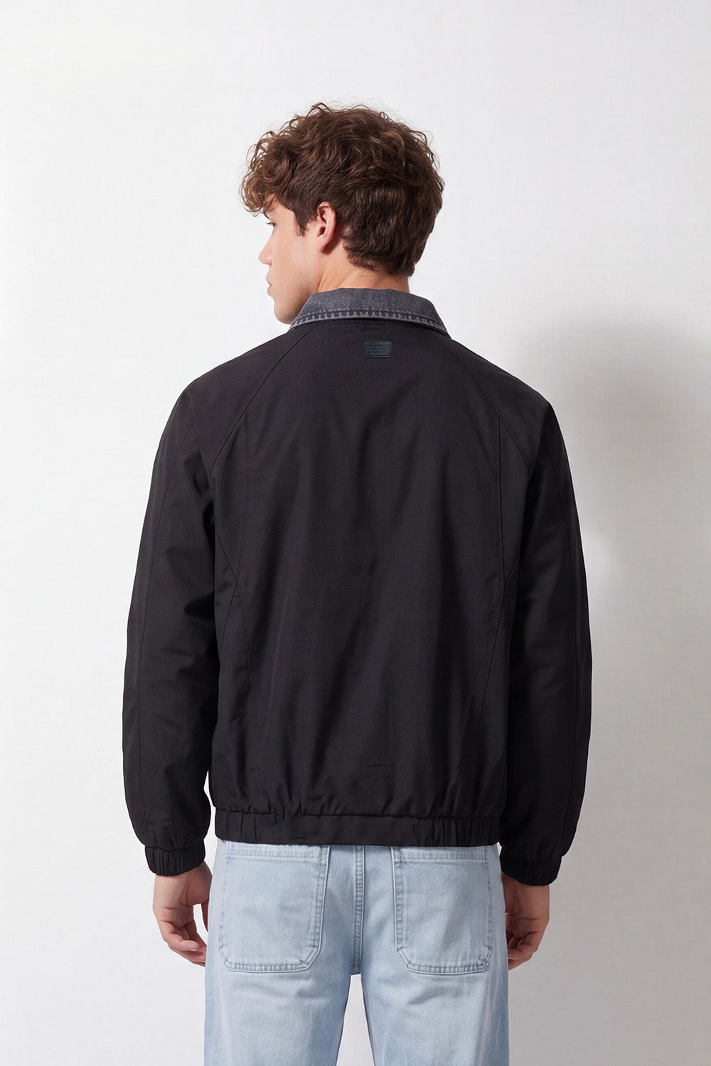 Men's Tomato Store Waterproof Slim Fit Jacket Full-Zip Front Minimal Chest Emblem